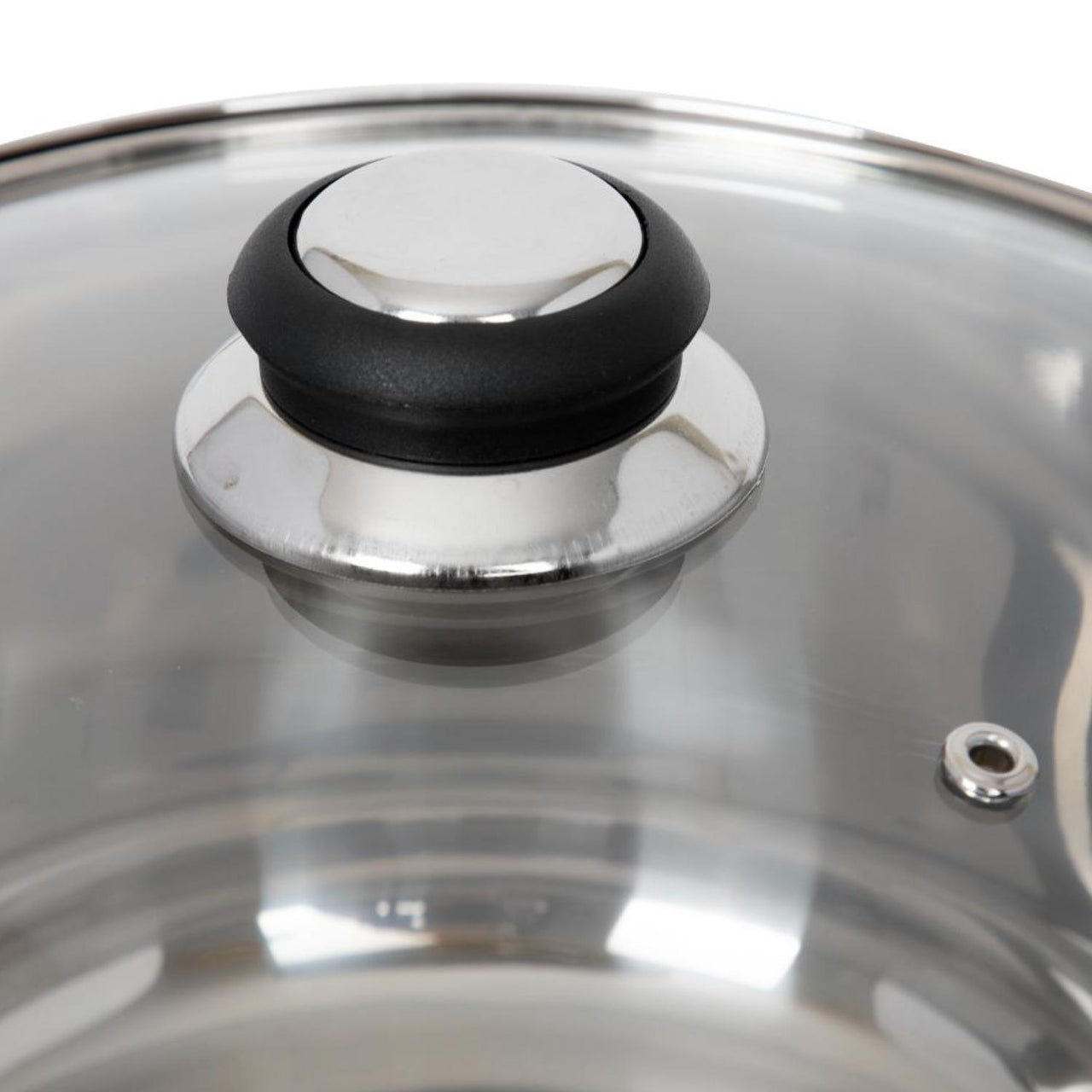 Bateria De Cocina 7 Pzas Acero Inox Tricapa Negro Colorhome
