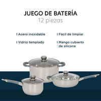 Thumbnail for Bateria De Cocina Tricapa 12 Piezas
