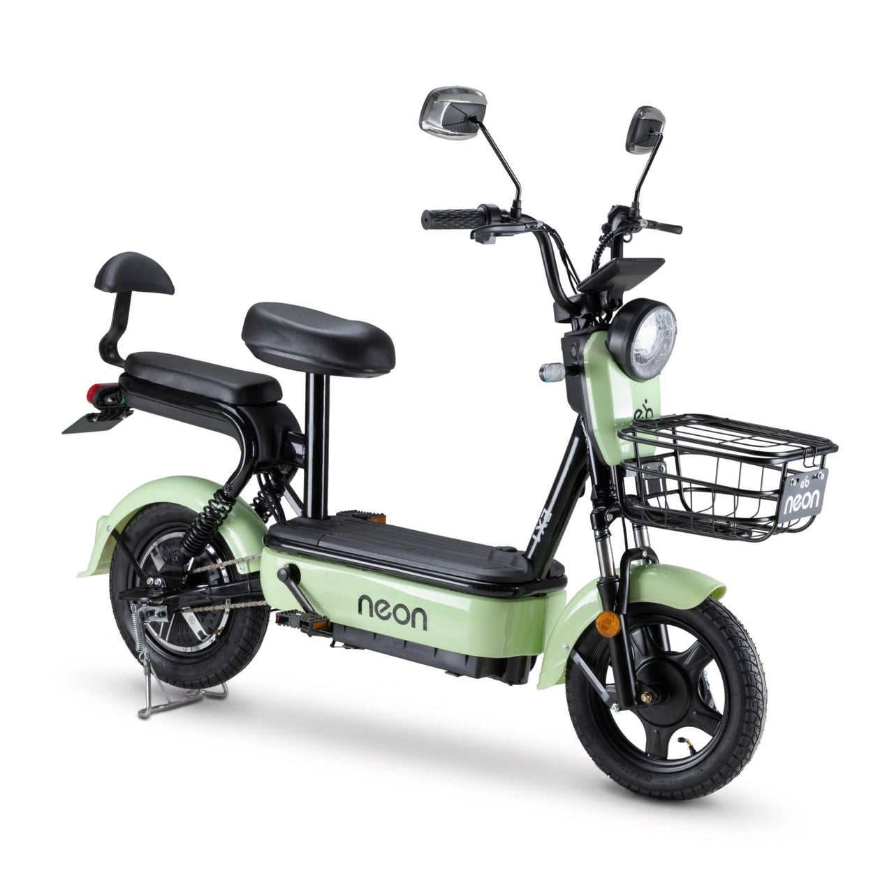 Bicicleta Eléctrica 350w 38km/h Acero 150 Kg Canastilla 50km