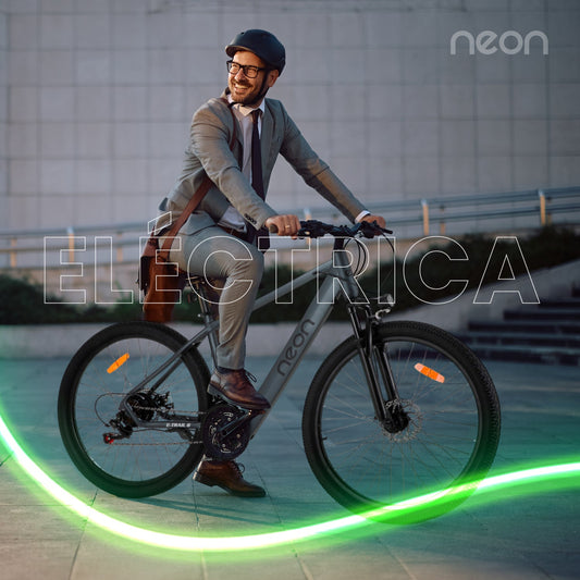 Bicicleta Eléctrica R27.5 Freno Disco Shimano 21 V AluminioETRAIL - 8O