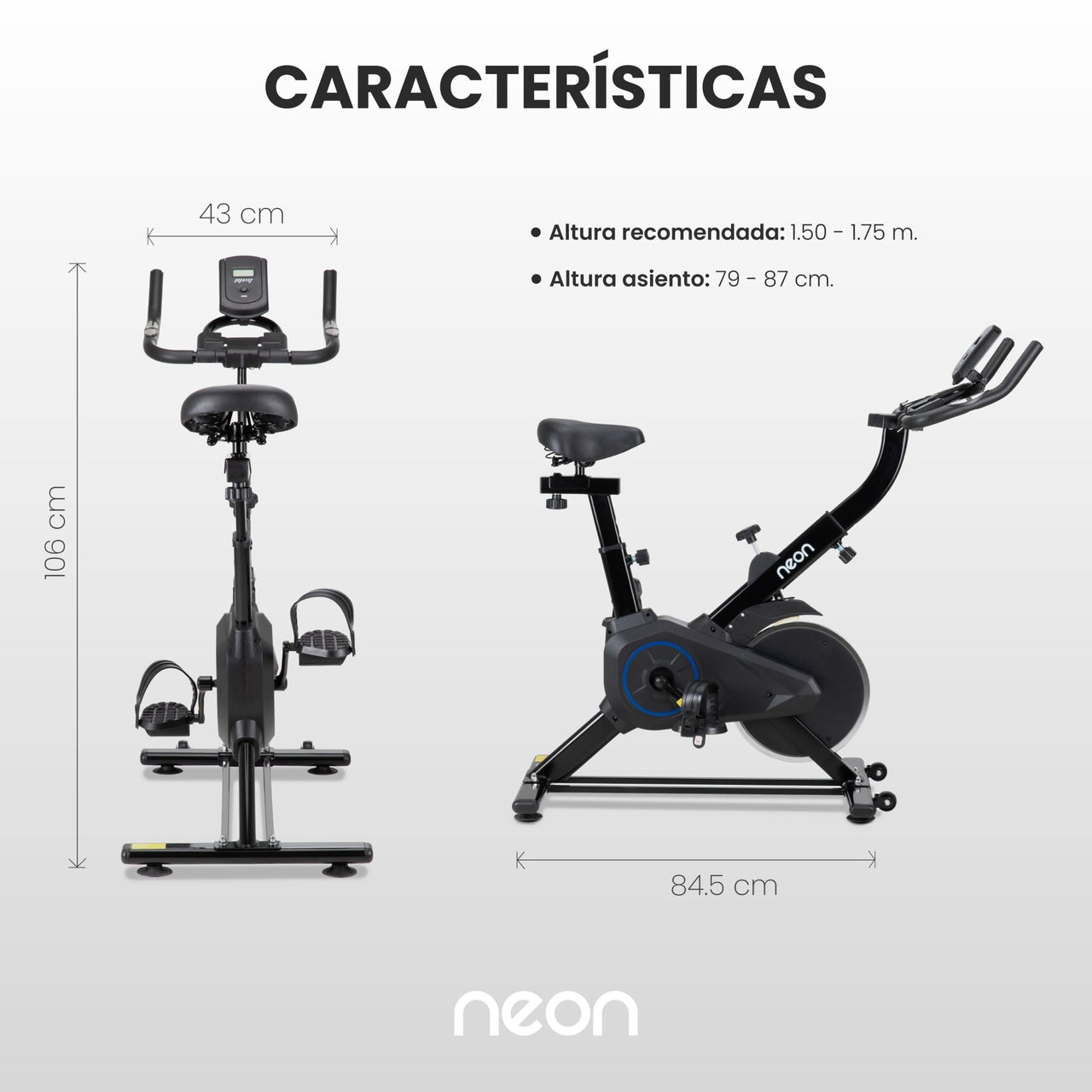 Bicicleta Estática Fija 6 Kg Para Spinning Cardio Fitness
