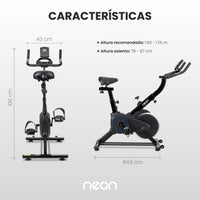 Thumbnail for Bicicleta Estática Fija 6 Kg Para Spinning Cardio Fitness