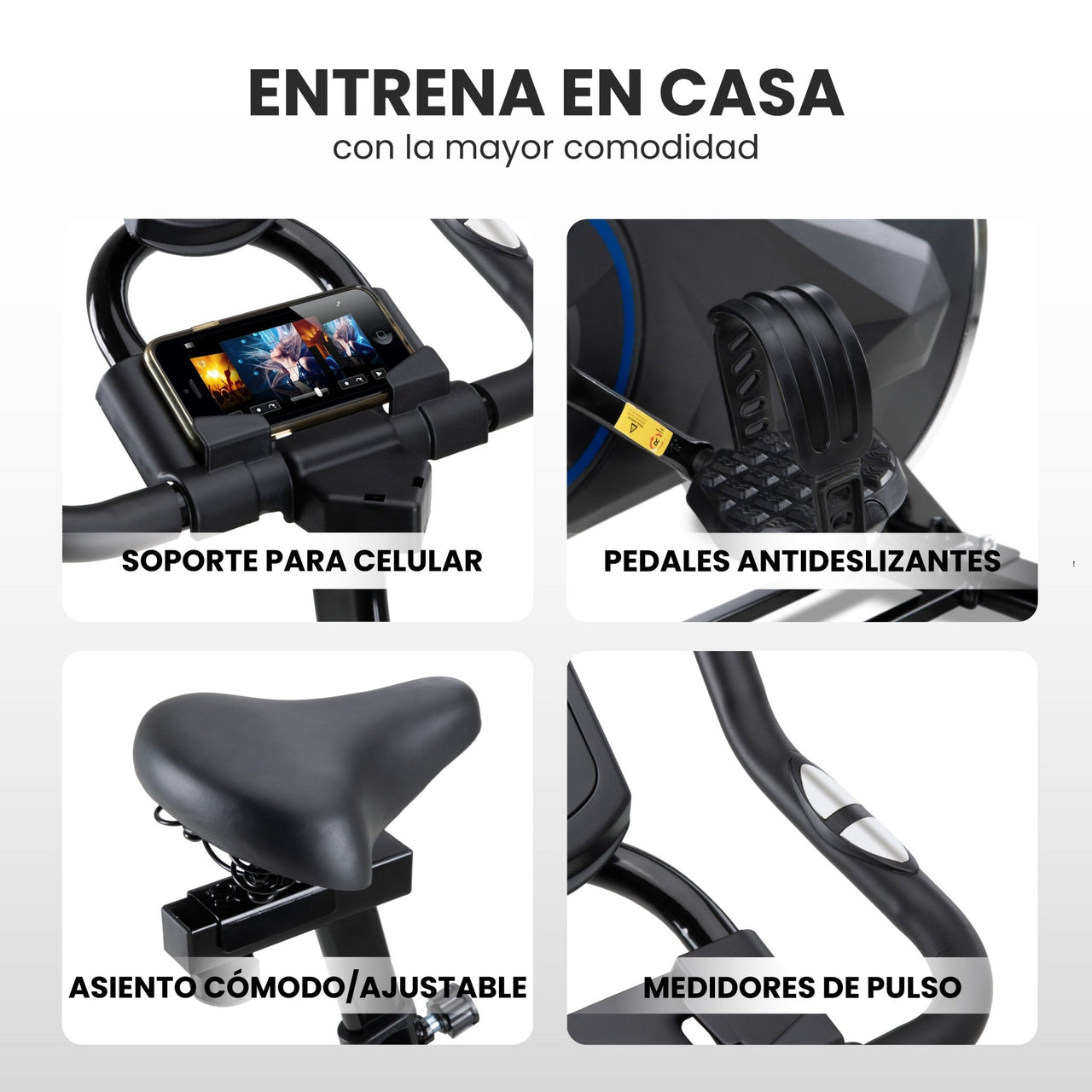 Bicicleta Estática Fija 6 Kg Para Spinning Cardio Fitness