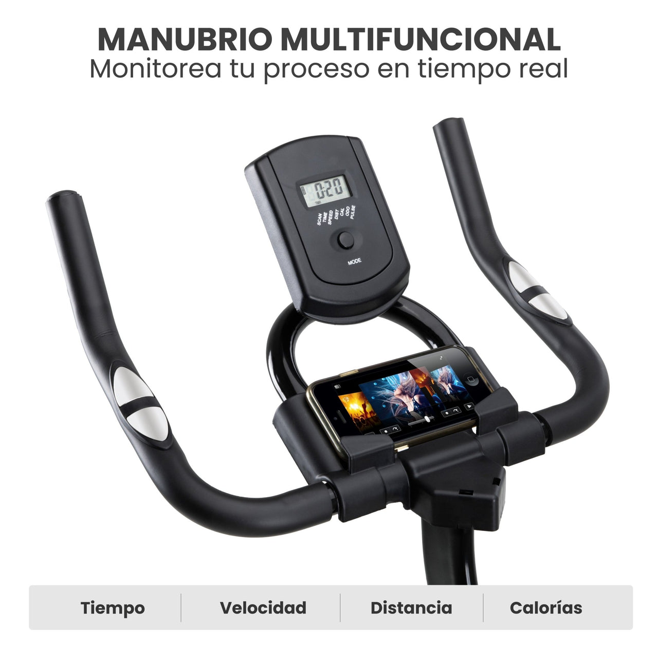 Bicicleta Estática Fija 6 Kg Para Spinning Cardio Fitness