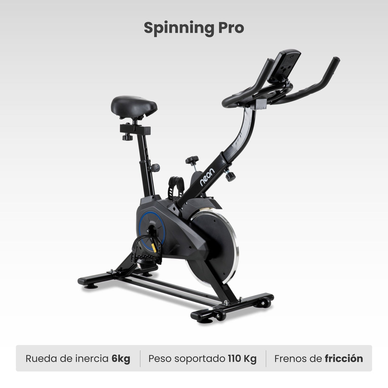 Bicicleta Estática Fija 6 Kg Para Spinning Cardio Fitness