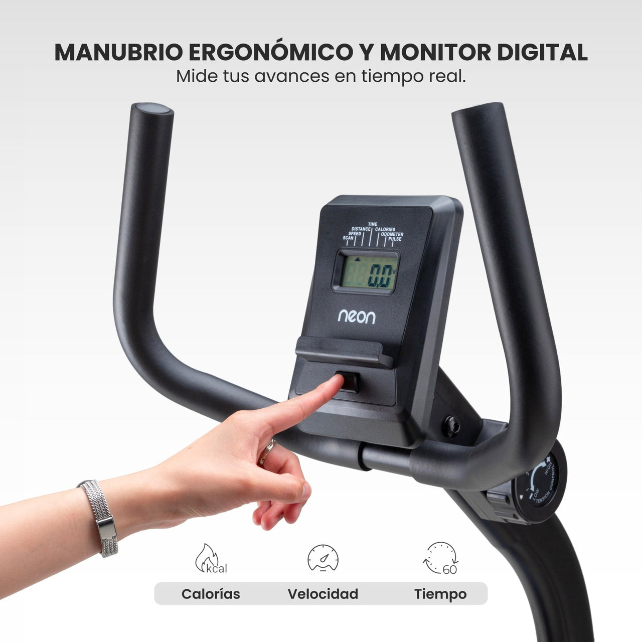 Bicicleta Fija 8 Niveles de Resistencia Magnética