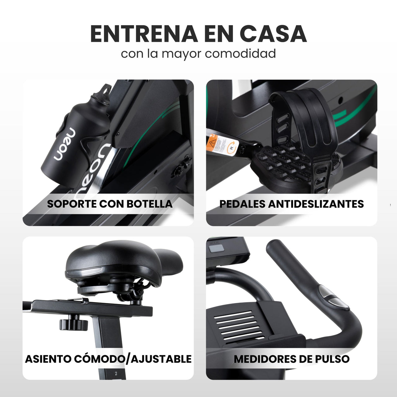 Bicicleta Fija Para Spinning Pro 15 kg Estática Cardio Hogar