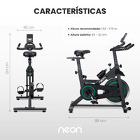 Thumbnail for Bicicleta Fija Para Spinning Pro 15 kg Estática Cardio Hogar