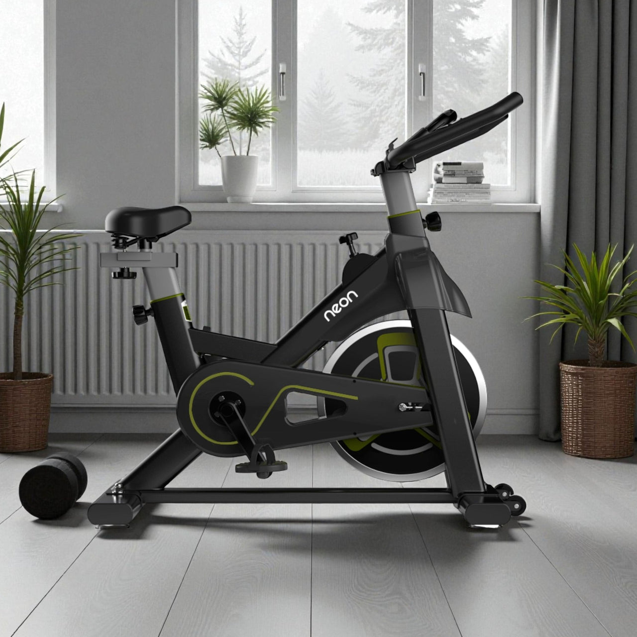 Bicicleta Fija Para Spinning Pro 18 kg Estática Cardio Hogar
