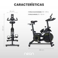 Thumbnail for Bicicleta Fija Para Spinning Pro 18 kg Estática Cardio Hogar