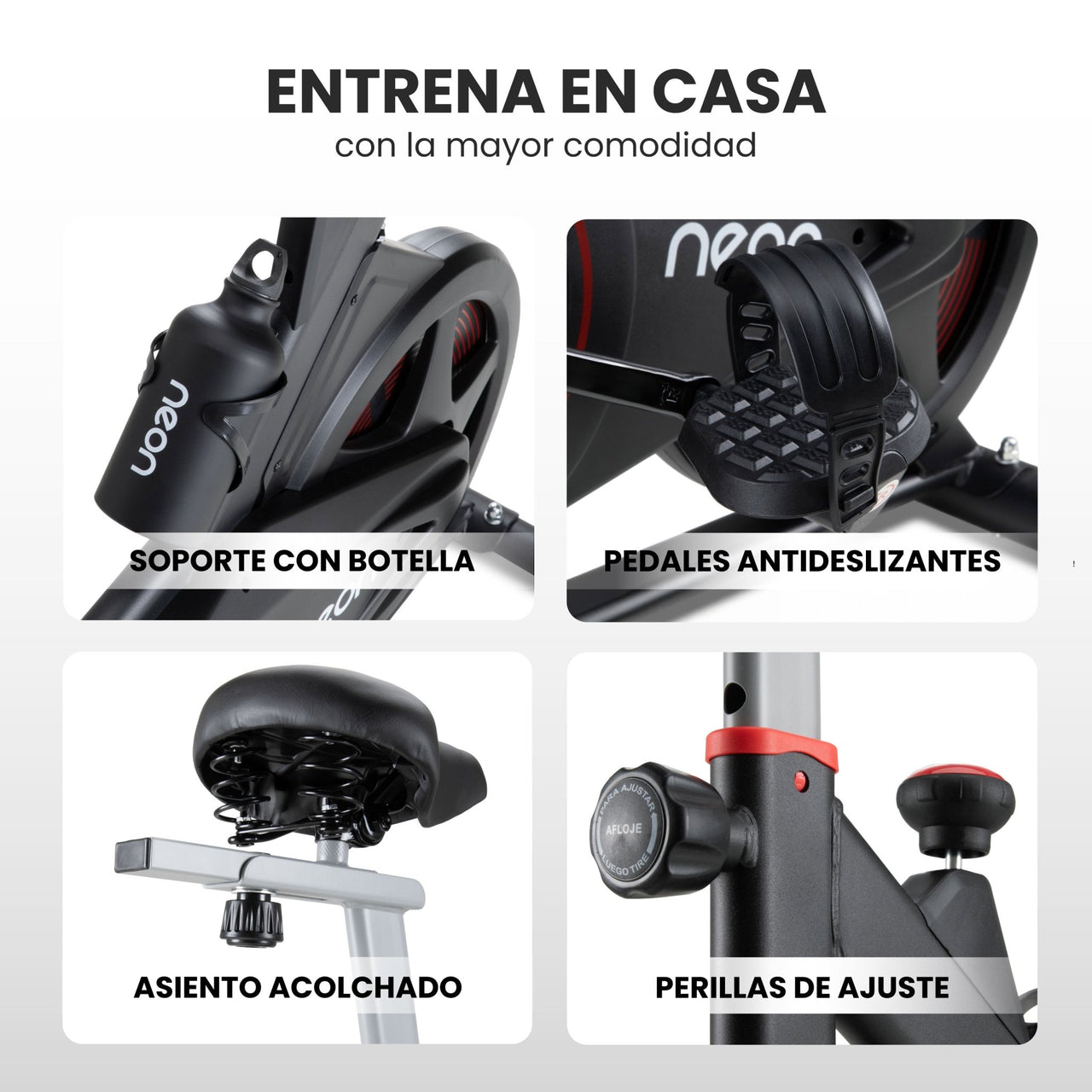 Bicicleta Fija Para Spinning Pro 8 kg Estática Cardio Hogar