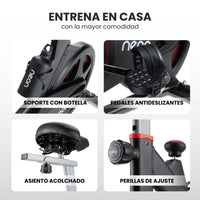 Thumbnail for Bicicleta Fija Para Spinning Pro 8 kg Estática Cardio Hogar