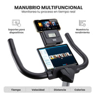 Thumbnail for Bicicleta Fija Para Spinning Pro 8 kg Estática Cardio Hogar
