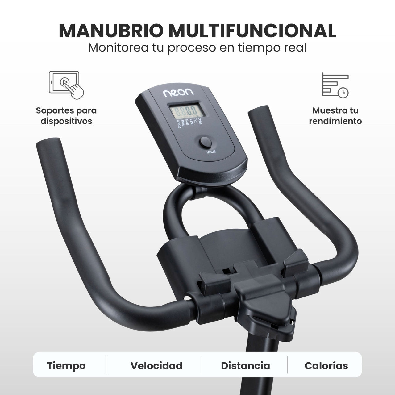 Bicicleta Fija Spinning Pro Rueda 13kg Estática Cardio Hogar