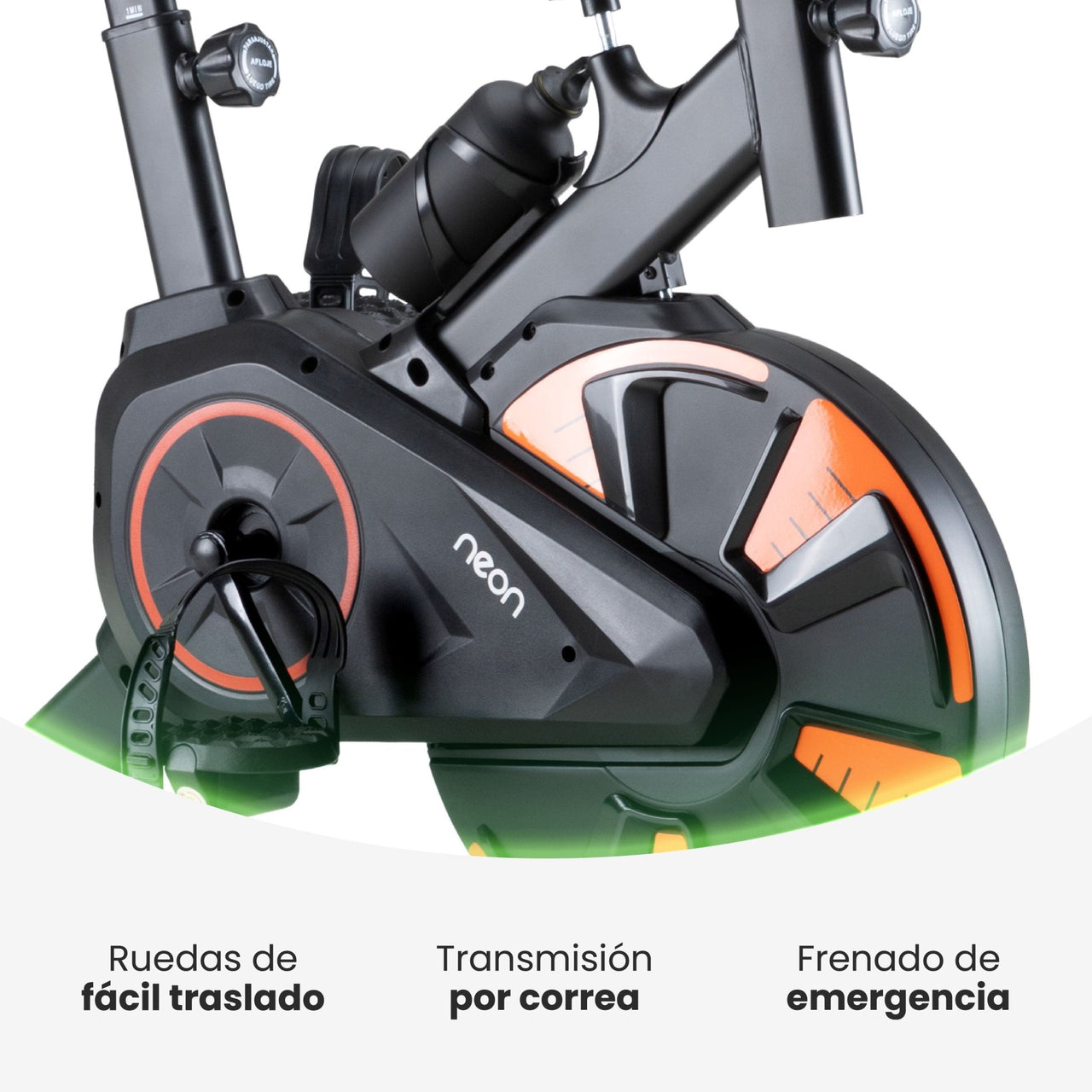 Bicicleta Fija Spinning Pro Rueda 13kg Estática Cardio Hogar