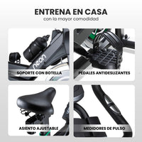 Thumbnail for Bicicleta Fija Spinning Pro Rueda 15kg Estática Cardio Hogar