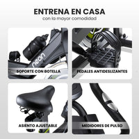 Thumbnail for Bicicleta Fija Spinning Pro Rueda 18kg Estática Cardio Hogar