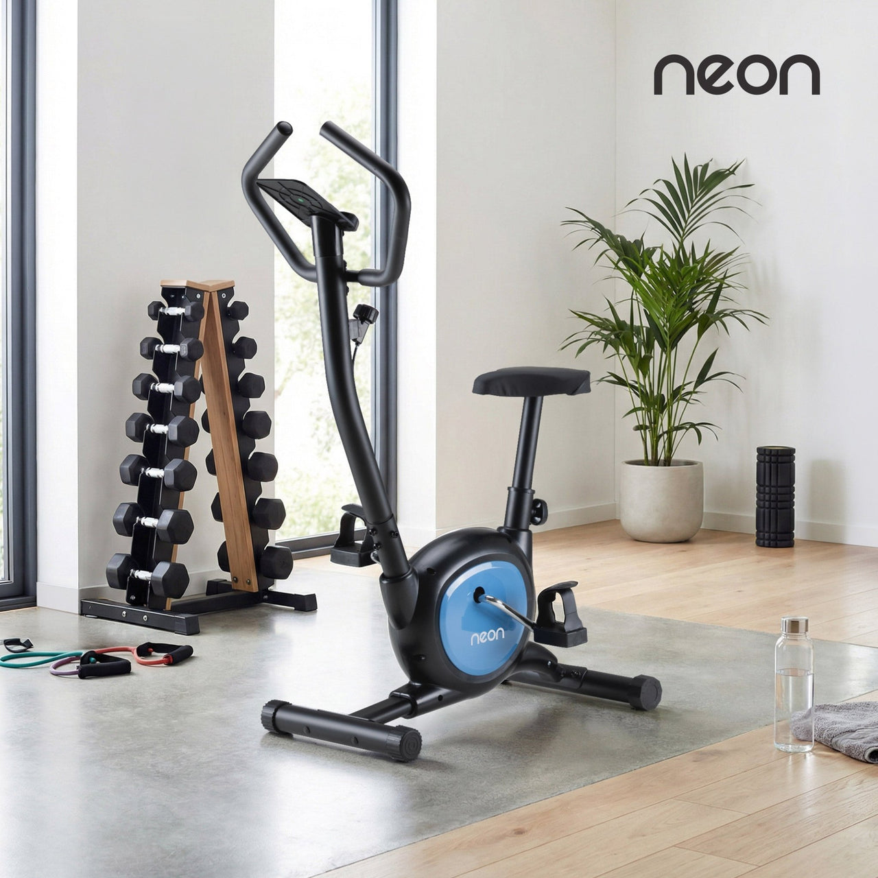 Bicicleta Fija Spinning y Cardio NEON con Pantalla Digital