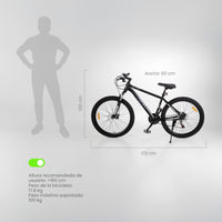 Thumbnail for Bicicleta Montaña R26, 21 Velocidades Frenos Disco Shimano