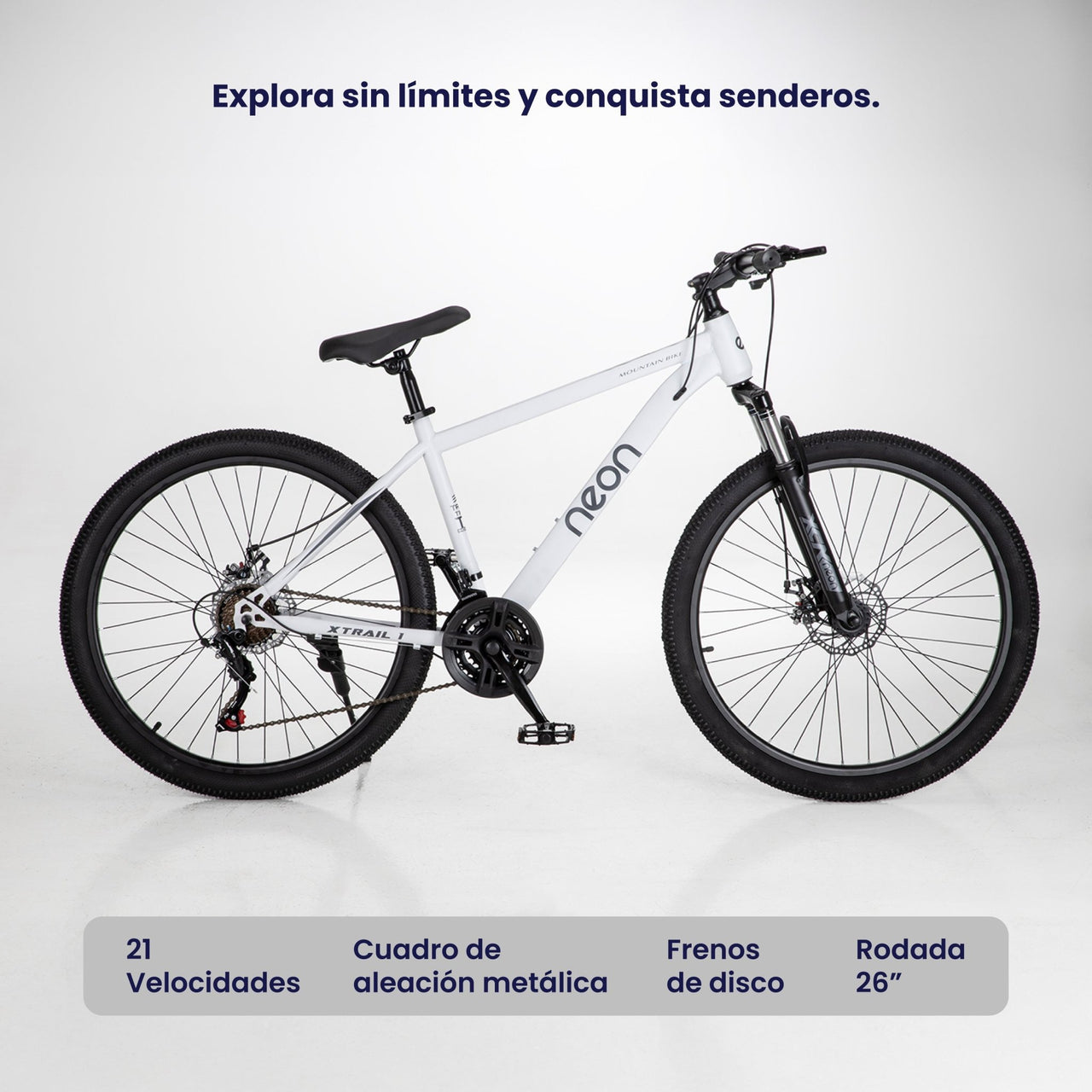 Bicicleta Montaña R26, 21 Velocidades Frenos Disco Shimano