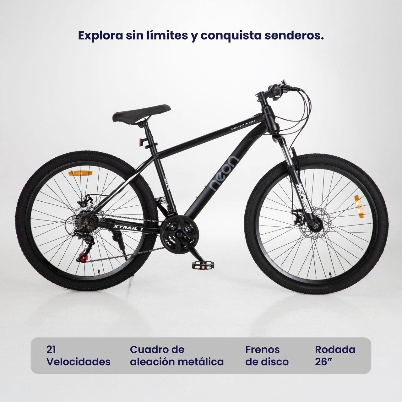 Bicicleta Montaña R26, 21 Velocidades Frenos Disco Shimano