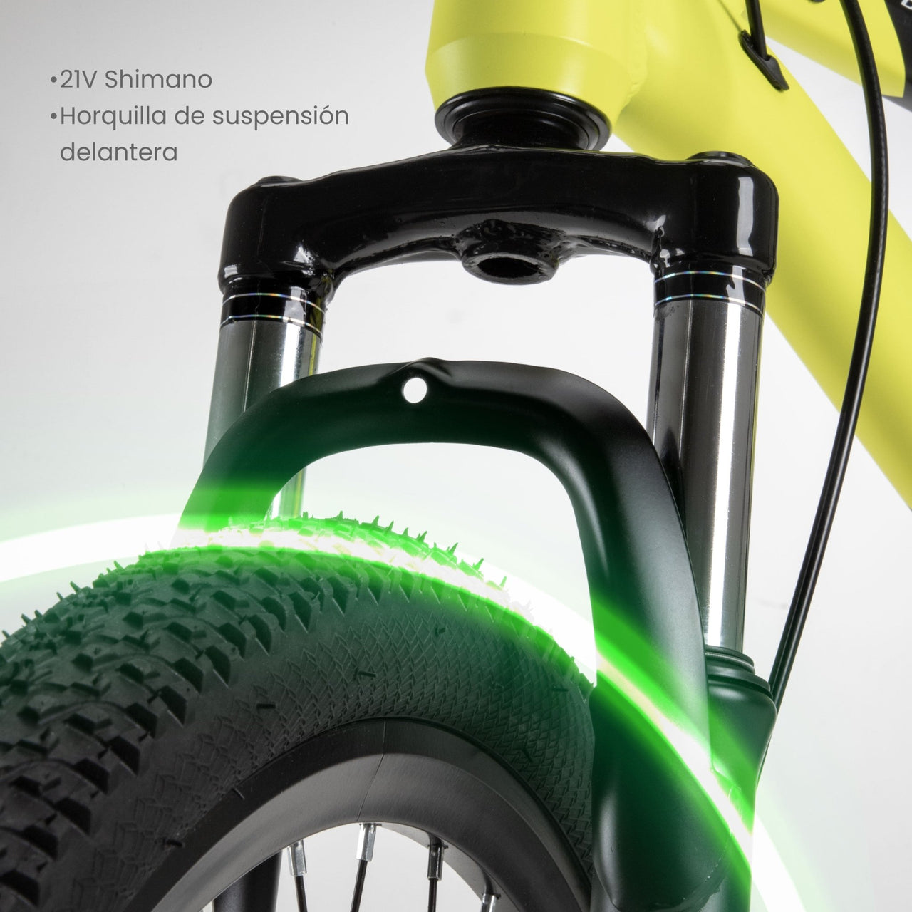 Bicicleta Montaña R26, 21 Velocidades Resistente y Ligera