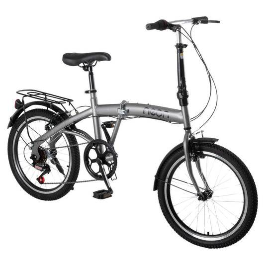Bicicleta Plegable Vintage R20 7 Velocidades Acero NeonURBAN - B