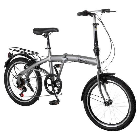 Bicicleta Plegable Vintage R20 7 Velocidades Acero NeonURBAN - B