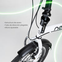 Thumbnail for Bicicleta Plegable Vintage R20 7 Velocidades Acero Neon
