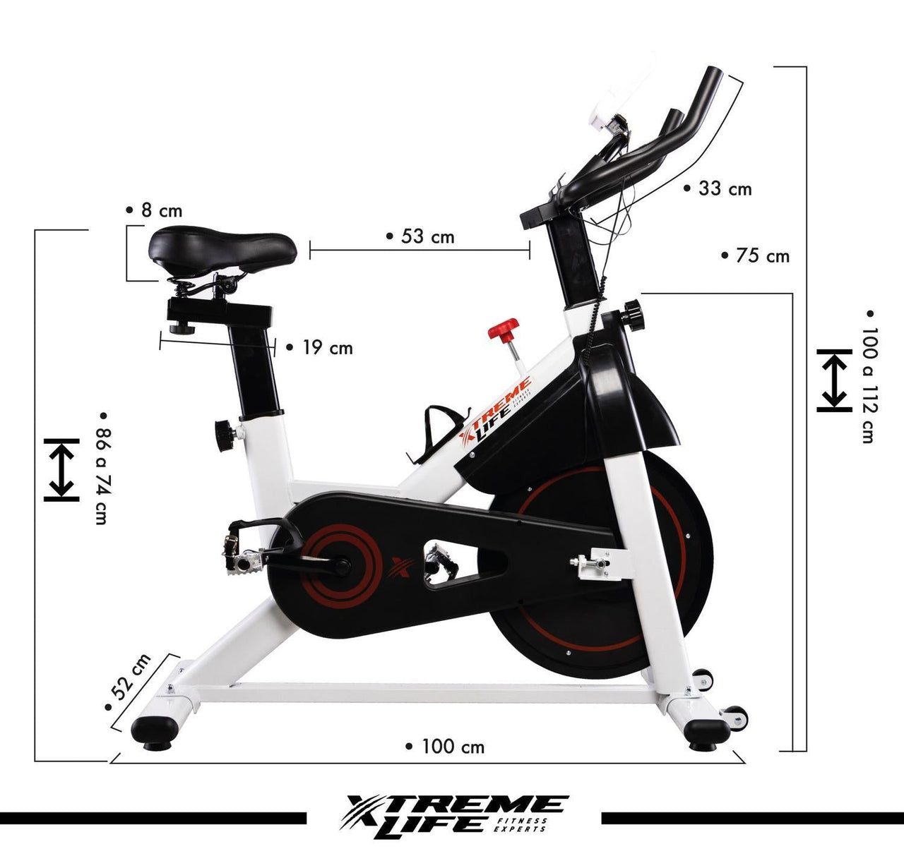 Bicicleta Spinning 15 Kg Freno Magnetico Bicicleta Fija Gym