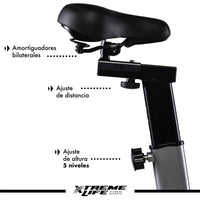 Thumbnail for Bicicleta Spinning 15 Kg Freno Magnetico Bicicleta Fija Gym