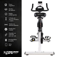 Thumbnail for Bicicleta Spinning 15 Kg Freno Magnetico Bicicleta Fija Gym