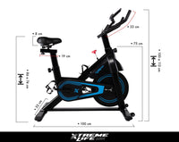 Thumbnail for Bicicleta Spinning 15 Kg Freno Magnetico Bicicleta Fija Gym