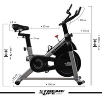 Thumbnail for Bicicleta Spinning 15 Kg Freno Magnetico Bicicleta Fija Gym