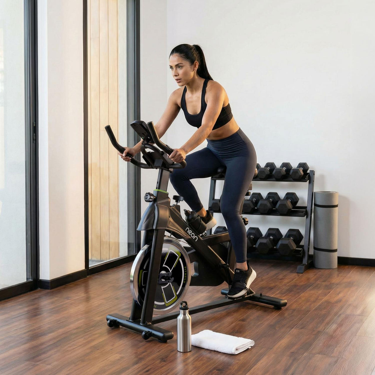 Bicicleta Spinning + Cuerdas Saltar + Cintas Kinesiológicas