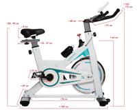 Thumbnail for Bicicleta Spinning Indoor Fija 20 Kilos Profesional Cardio