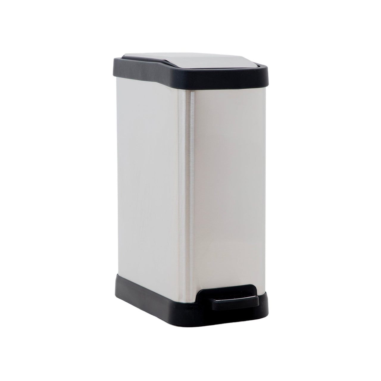 Bote de Basura Cocina Con Pedal Acero Inoxidable Metalico 8L