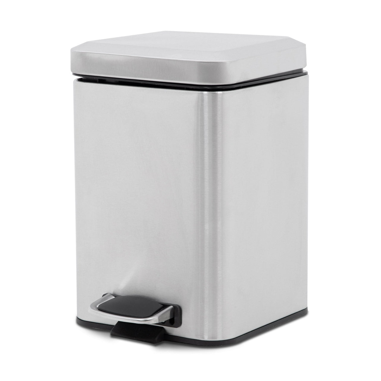 Bote de Basura Con Pedal Acero Inoxidable Cocina 6L