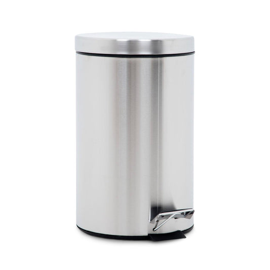 Bote de Basura Con Pedal Acero Inoxidable Cocina 7LTBINMET7