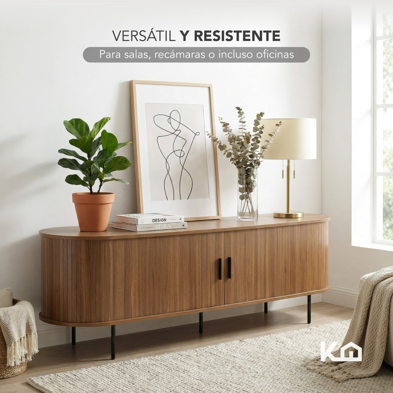 Buró Mesa De Noche Maple Recámara Mdf Cómoda Minimalista
