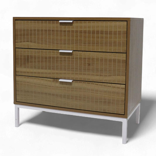 Buró Mesita De Noche Clara Cajonera Para Recámara 3 CajonesBUR - CLARA3 - MAD