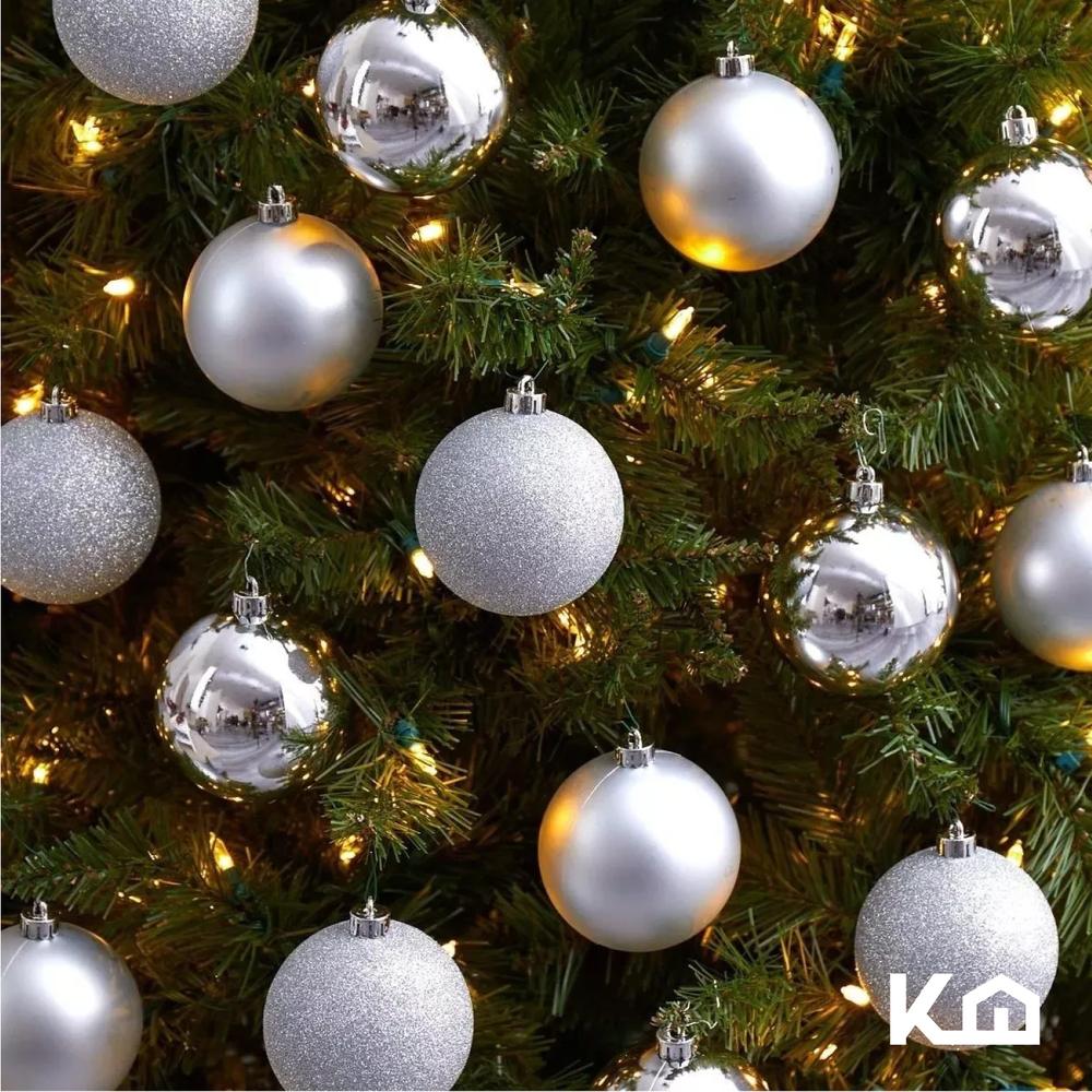 Adorno Navidad 48pz Decoracion Esferas Navideñas 4cm