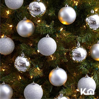Thumbnail for Adorno Navidad 48pz Decoracion Esferas Navideñas 4cm
