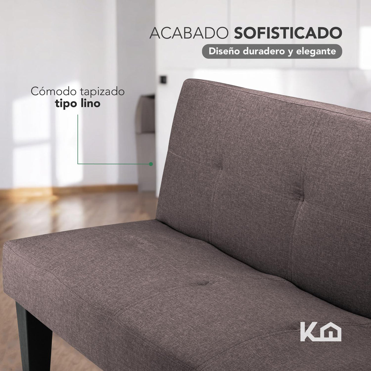 Sofá Cama Individual Reclinable Plegable de 3 Plazas