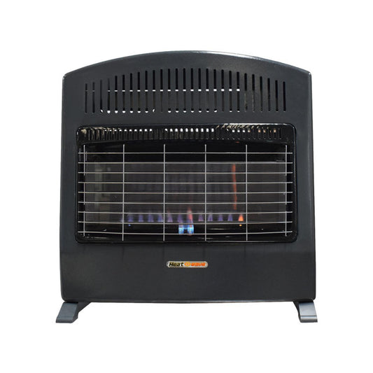 Calefactor Calentador de Pared Flama Azul 30,000 BTU Gas Natural Negro HG90W-BF-NAT Heat WaveHG90W-BF-NAT-MAC