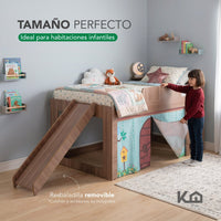 Thumbnail for Cama Individual Resbaladilla Tobogán Mini Loft KingsHouse