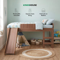 Thumbnail for Cama Individual Resbaladilla Tobogán Mini Loft KingsHouse