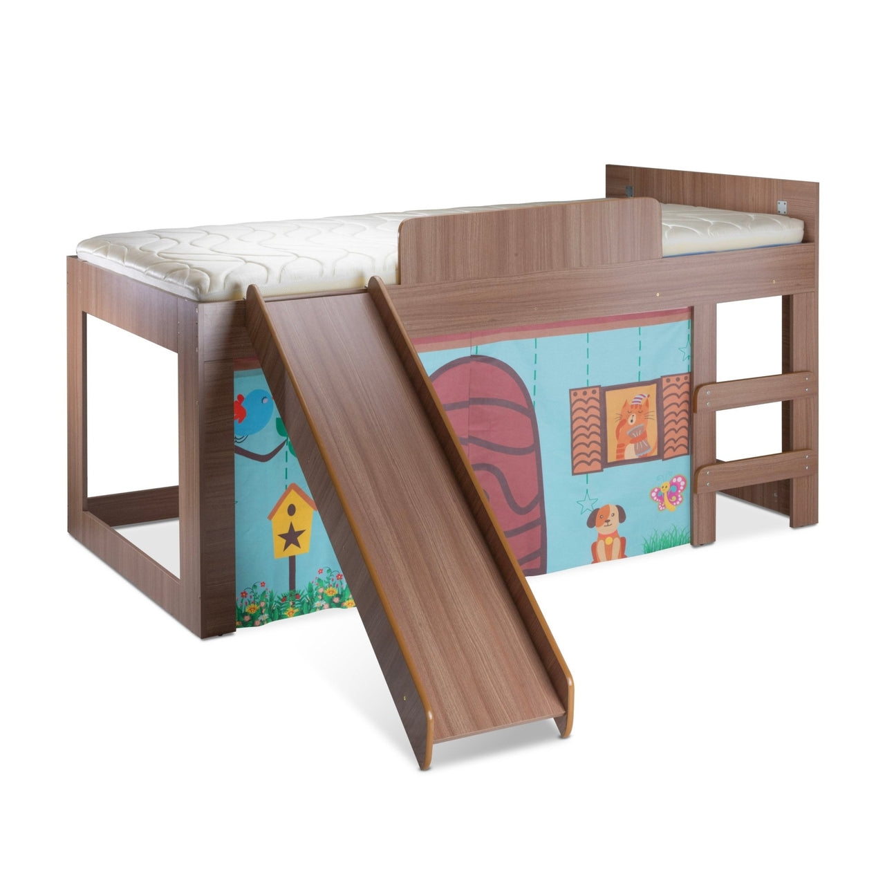 Cama Individual Resbaladilla Tobogán Mini Loft KingsHouse