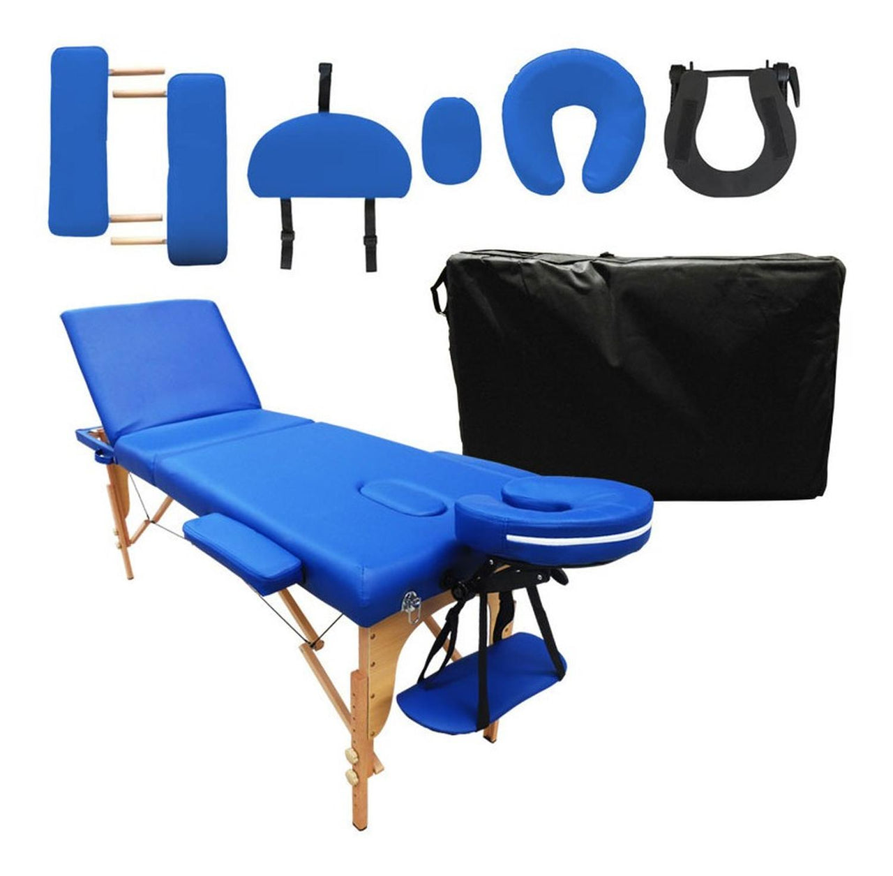 Cama Masaje Plegable 3 Secciones Spa Tatuaje Tattoo Salon