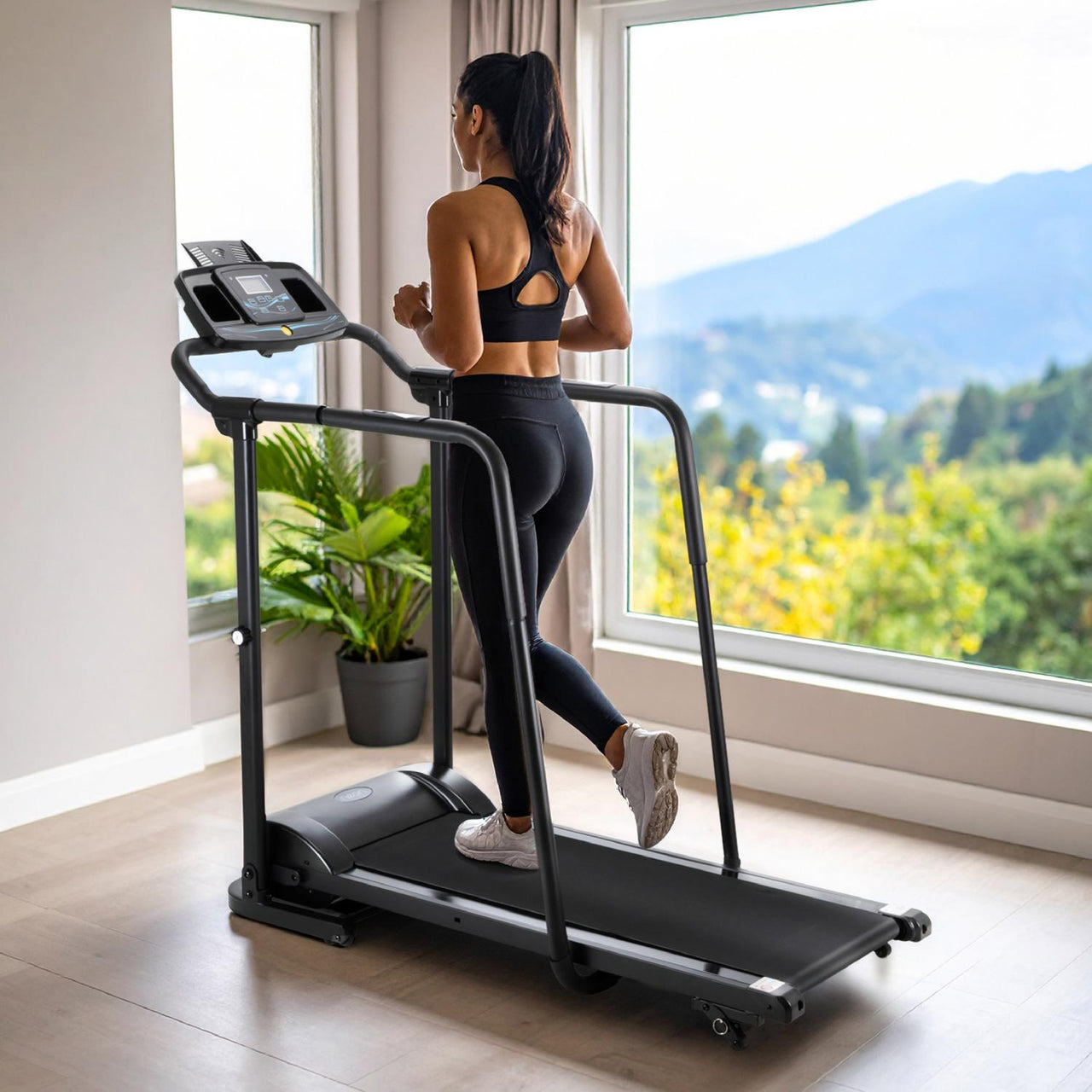 Caminadora 10 km/h + Cuerdas Saltar + Cintas Kinesiológicas